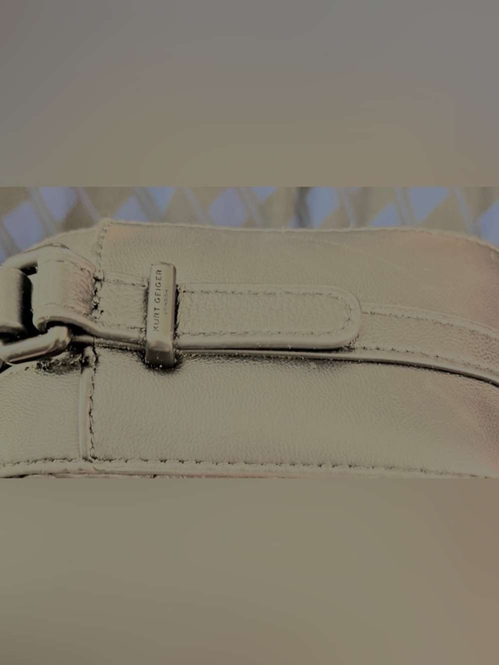 Kurt Geiger Black Quilted Leather Crossbody-Black Matte Hardware, NEW, R-$165 - Picture 11 of 14